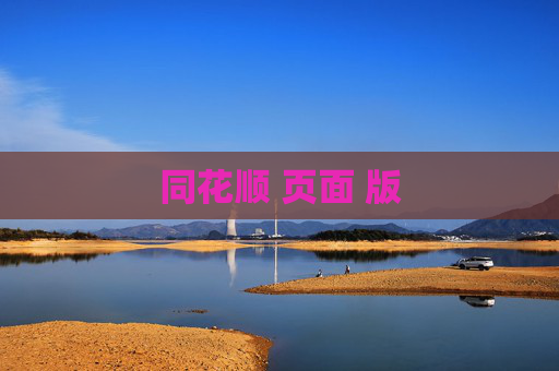 同花顺 页面 版