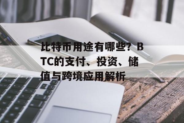 比特币用途有哪些？BTC的支付、投资、储值与跨境应用解析